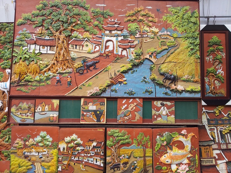 village bat trang hanoi peinture céramique